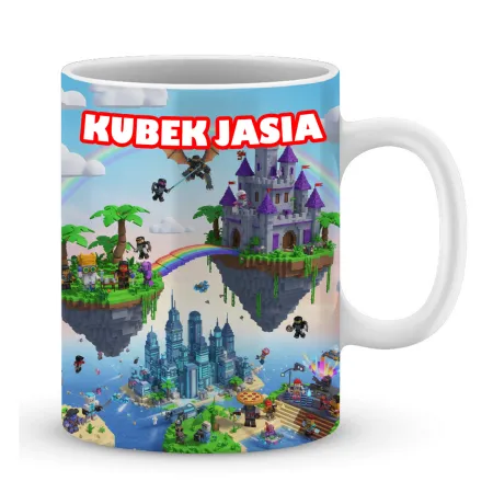 Zestaw prezentowy dla gracza BLOX Poduszka + Kubek z personalizacją